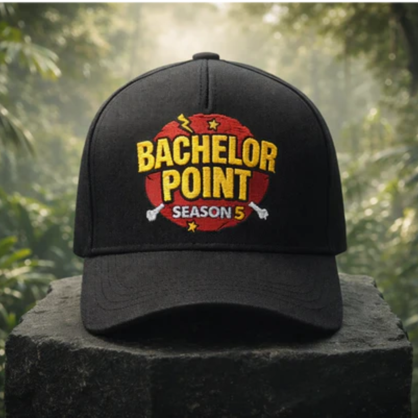 Official Bachelor Point Season 5 Embroidered Baseball Cap – Limited Edition