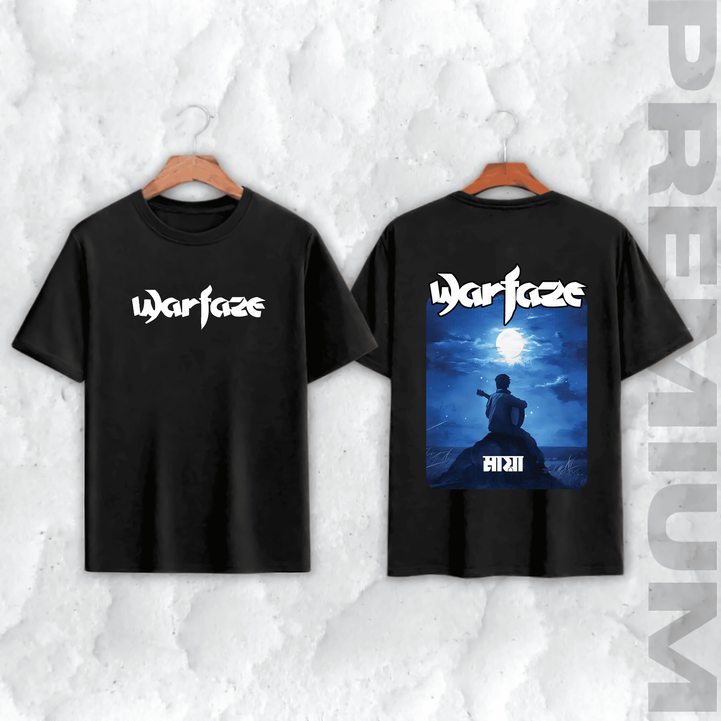 ওয়ারফেজ প্রিমিয়াম মানের ড্রপ শোল্ডার, অত্যাশ্চর্য DTF প্রিন্ট সহ 