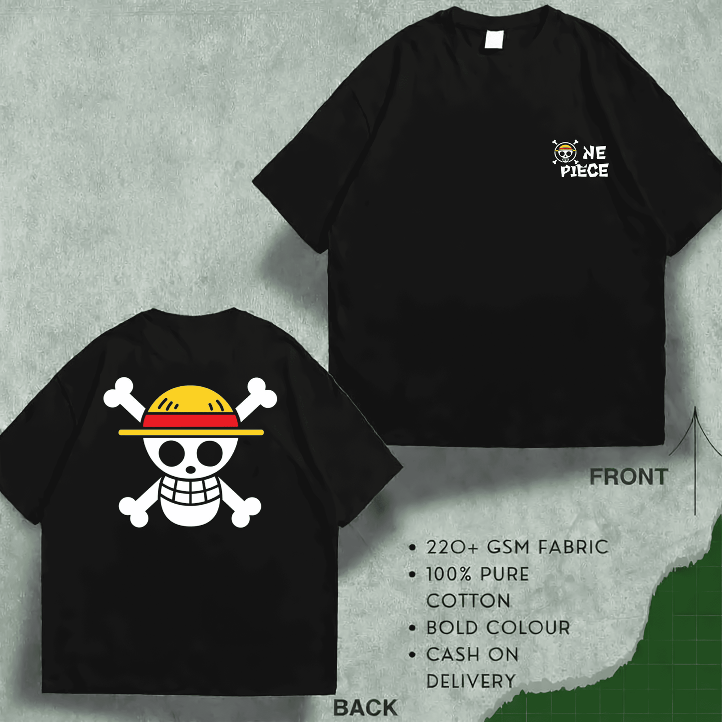 অত্যাশ্চর্য DTF প্রিন্ট সহ প্রিমিয়াম মানের ওয়ান পিস ড্রপ শোল্ডার 