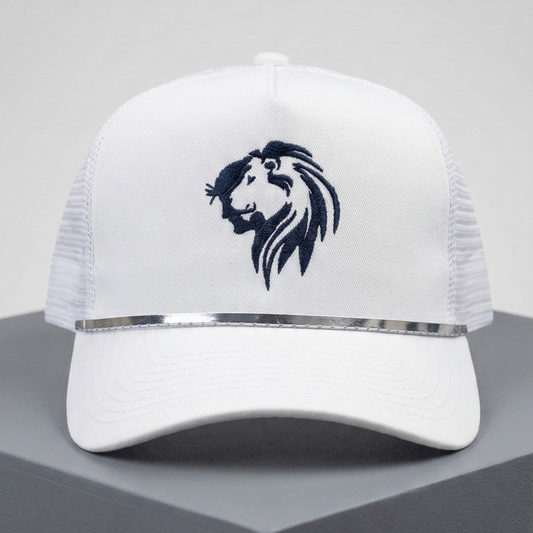 Signature Lion Mesh-Back Cap – High-Definition DTF Print
