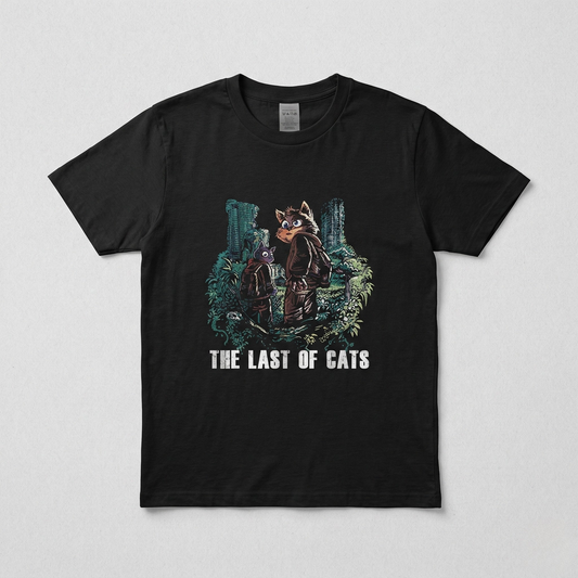 The Last of Cats – Post-Apocalyptic Parody Graphic T-Shirt