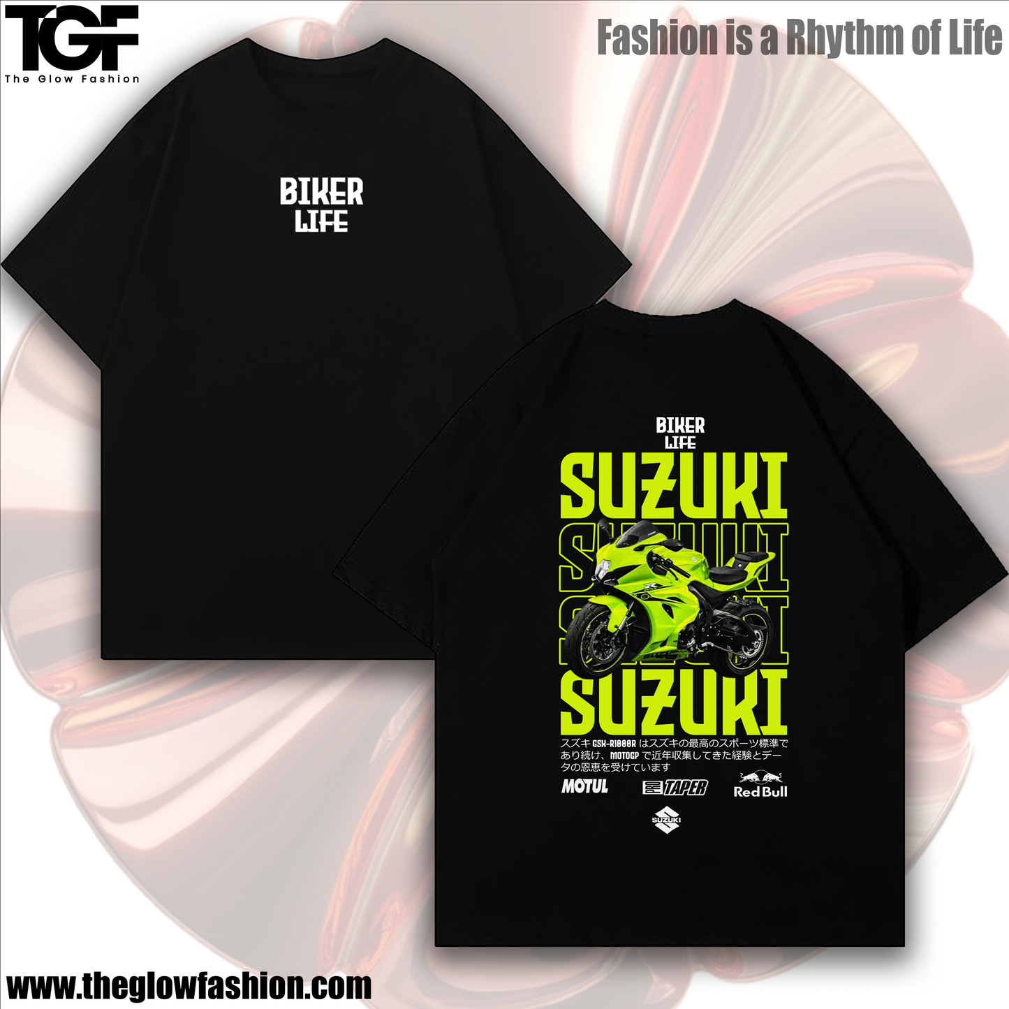 Bike Life Suzuki  Premium Drop Shoulder